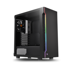 Корпус ATX Thermaltake H200 TG RGB CA-1M3-00M1WN-00 черный, без БП, 2xUSB3.0, audio