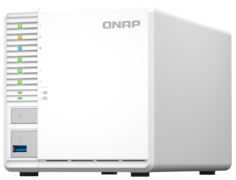 Сетевой RAID-накопитель QNAP TS-364-4G 3 отсека 3,5"/2,5", 1 порт 2,5 GbE BASE-T, HDMI-порт, 2 слота M.2 2280 NVMe SSD, Intel Celeron N5095 2,0 ГГц  (