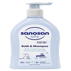 Для ванной и душа SANOSAN Средство для купания и шампунь 500