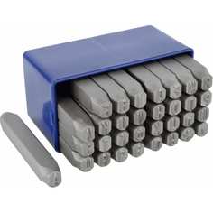 Набор стальных буквенных клейм Beril