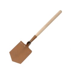 Лопата автомобильная, складная, l = 61 см, деревянный черенок, с2 NO Brand