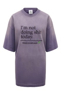 Хлопковая футболка VETEMENTS