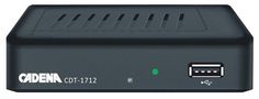 Ресивер DVB-T2 Cadena CDT-1712 (TC) черный