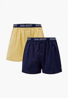 Трусы 2 шт. Lyle & Scott DYLAN 2 Pack Plain Woven Boxer L&S Waistband