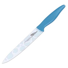 Нож для нарезки Ладомир 20 см голубой
