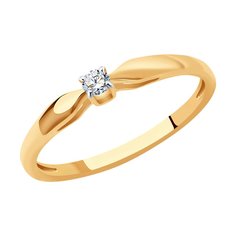 Помолвочное кольцо SOKOLOV из золота с бриллиантом