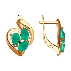 Серьги SOKOLOV из золота с агатами