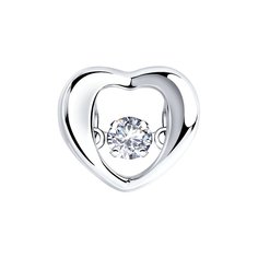 Подвеска SOKOLOV из белого золота с бриллиантом