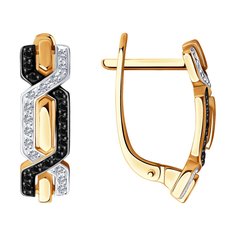 Серьги SOKOLOV Diamonds из золота с бриллиантами