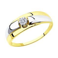 Кольцо SOKOLOV из комбинированного золота с бриллиантами