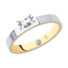 Кольцо SOKOLOV из комбинированного золота с бриллиантами