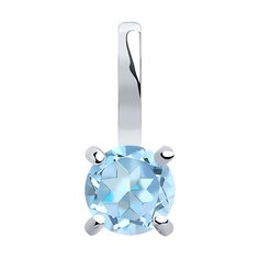 Подвеска SOKOLOV из белого золота с топазом