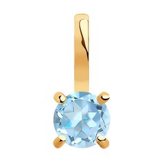 Подвеска SOKOLOV из золота с топазом