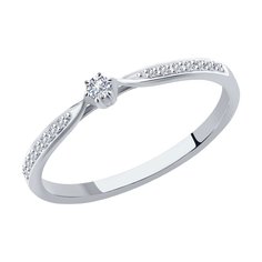 Кольцо SOKOLOV Diamonds из белого золота с бриллиантами