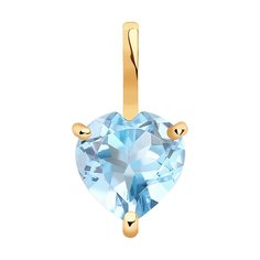 Подвеска SOKOLOV из золота с топазом