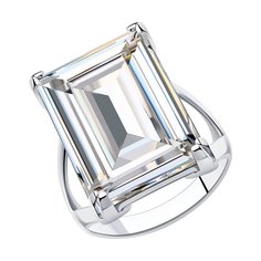 Кольцо SOKOLOV из серебра с кристаллом