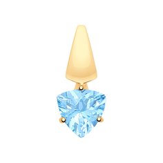 Подвеска SOKOLOV из золота с топазом