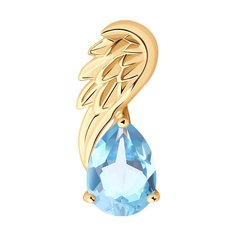 Подвеска SOKOLOV из золота с топазом