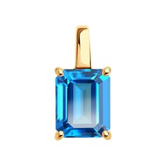 Подвеска SOKOLOV из золота с топазом