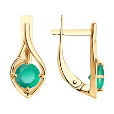 Серьги SOKOLOV из золота с агатами