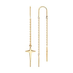 Серьги SOKOLOV из золоченого серебра