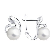 Серьги SOKOLOV из серебра с жемчугом