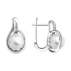 Серьги SOKOLOV из серебра с жемчугом