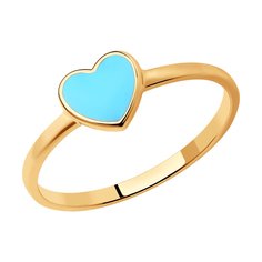 Кольцо SOKOLOV из золота с эмалью