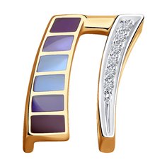 Подвеска SOKOLOV из золота с бриллиантами и эмалью