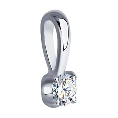 Подвеска SOKOLOV из белого золота с бриллиантом