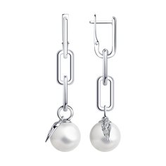 Серьги SOKOLOV из серебра с жемчугом