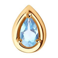 Подвеска SOKOLOV из золота с топазами и фианитами