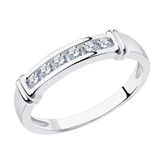 Кольцо SOKOLOV Diamonds из белого золота с бриллиантами