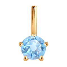 Подвеска SOKOLOV из золота с топазом