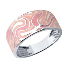 Кольцо SOKOLOV из серебра с эмалью