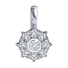 Подвеска SOKOLOV из белого золота с бриллиантами