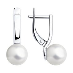 Серьги SOKOLOV из серебра с жемчугом