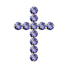 Подвеска SOKOLOV из золота с танзанитами