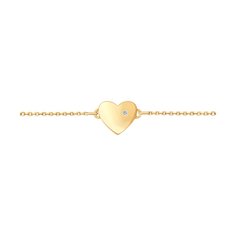 Браслет SOKOLOV Diamonds из золота с бриллиантом «Любовь»