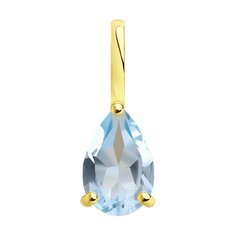 Подвеска SOKOLOV из желтого золота с топазом