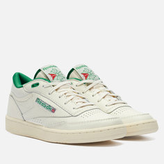 Мужские кроссовки Reebok Club C Mid II Vintage, цвет бежевый, размер 44.5 EU