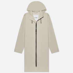 Мужская куртка дождевик Stutterheim Camden Lightweight, цвет бежевый, размер S