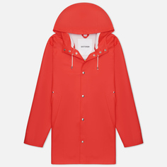 Мужская куртка дождевик Stutterheim Stockholm, цвет красный, размер L
