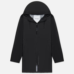 Мужская куртка дождевик Stutterheim Stockholm Lightweight Zip, цвет чёрный