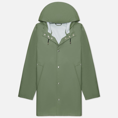 Мужская куртка дождевик Stutterheim Stockholm Lightweight, цвет зелёный