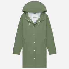 Женская куртка дождевик Stutterheim Mosebacke, цвет зелёный, размер S