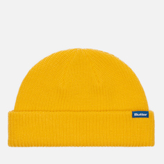 Шапка Butter Goods Wharfie Beanie, цвет жёлтый