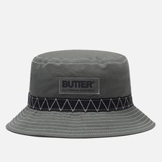 Панама Butter Goods Terrain Contrast Stitch, цвет оливковый