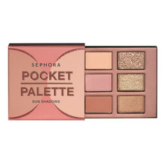 Pocket Palette Палетка теней 6 оттенков Twilight gleam - Purple and blue tones Sephora Collection