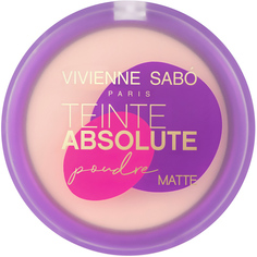 Teinte absolute matte Компактная матирующая пудра Серо-бежевый тон 04 Vivienne Sabo